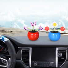 Load image into Gallery viewer, Cute Car Accessorie Auto Swing Solar Sunflower Pendant Auto Car Decoration Ornaments Birthday Gift Car Home Decoraction