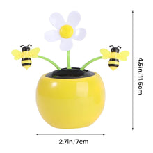 Load image into Gallery viewer, Cute Car Accessorie Auto Swing Solar Sunflower Pendant Auto Car Decoration Ornaments Birthday Gift Car Home Decoraction