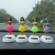 Load image into Gallery viewer, Solar Automatic Swing Dancing Doll Jewelry Ornaments Doll Figurines Miniature Girl Car Creative Ornaments Car Home Decoration