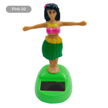 Load image into Gallery viewer, Solar Automatic Swing Dancing Doll Jewelry Ornaments Doll Figurines Miniature Girl Car Creative Ornaments Car Home Decoration