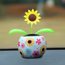 Load image into Gallery viewer, Cute Car Accessorie Auto Swing Solar Sunflower Pendant Auto Car Decoration Ornaments Birthday Gift Car Home Decoraction