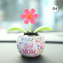Load image into Gallery viewer, Cute Car Accessorie Auto Swing Solar Sunflower Pendant Auto Car Decoration Ornaments Birthday Gift Car Home Decoraction