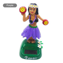 Load image into Gallery viewer, Solar Shaking Head Swinging Hawaii Girls Car Decoration Dancing Doll Car Accessories Solar Power Toy Car Ornament Car-styling