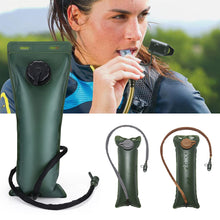 Load image into Gallery viewer, TPU Folding Water Bag with Drinking Tube 3L Hydration Backpack Water Bag Pouch Rucksack for Outdoor Running Hiking Climbing