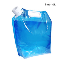 Load image into Gallery viewer, 5/10L Folding Portable Water Bag Sports Storage Container Jug Bottle Outdoor Travel Camping Folding Water Bag with Handle