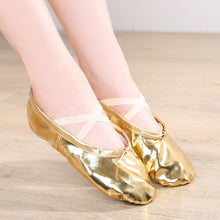 Load image into Gallery viewer, Little Princess Shining Girls Ballet Shoes Soft Sole Ballet Dance Slippers Girls Ladies Ballerina Ballet Shoes Women Gymnastics Dance Shoes
