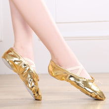 Load image into Gallery viewer, Little Princess Shining Girls Ballet Shoes Soft Sole Ballet Dance Slippers Girls Ladies Ballerina Ballet Shoes Women Gymnastics Dance Shoes