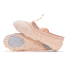 Load image into Gallery viewer, 1Pair Girls Ballet Shoes Canvas Soft Sole Ballerina Ballet Dance Slippers Children Practise Ballerina Shoes Woman Dance Shoes