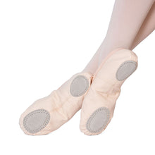 Load image into Gallery viewer, 1Pair Girls Ballet Shoes Canvas Soft Sole Ballerina Ballet Dance Slippers Children Practise Ballerina Shoes Woman Dance Shoes