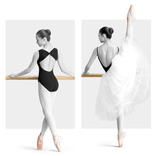 Load image into Gallery viewer, Satin Girls Ballerina Ballet Pointe Shoes Child Adult Ballet Shoes with RibbonsPractise Ballerina Shoes Women Dance Shoes