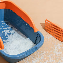 Load image into Gallery viewer, Cat Litter Box Heighten Semi-open Toilets for Pet Clean Sandbox with Free Shovel Cat Breathable Cat's House Cat Suppliers