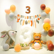 Load image into Gallery viewer, 32Inch Ins Giant White Number Foil Balloons Happy Birthday Wedding Party Mold Digital Balloon Anniversary Kids Baby Party Decoration