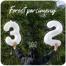 Load image into Gallery viewer, 32Inch Ins Giant White Number Foil Balloons Happy Birthday Wedding Party Mold Digital Balloon Anniversary Kids Baby Party Decoration