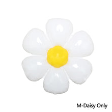 Load image into Gallery viewer, 1Pc White Daisy Flower Foil Balloon Plumeria Helium Ball Wedding Kids Birthday Party Decoration Baby Shower INS Photo Props