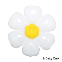 Load image into Gallery viewer, 1Pc White Daisy Flower Foil Balloon Plumeria Helium Ball Wedding Kids Birthday Party Decoration Baby Shower INS Photo Props