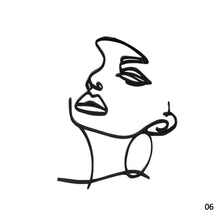Load image into Gallery viewer, Acrylic Abstract Minimalist Art Lady Face Cake Topper Girl Happy Birthday Cake Decoration Wedding Cake Toppers Party Supplies