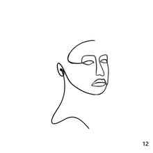 Load image into Gallery viewer, Acrylic Abstract Minimalist Art Lady Face Cake Topper Girl Happy Birthday Cake Decoration Wedding Cake Toppers Party Supplies