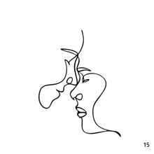 Load image into Gallery viewer, Acrylic Abstract Minimalist Art Lady Face Cake Topper Girl Happy Birthday Cake Decoration Wedding Cake Toppers Party Supplies
