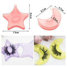 Load image into Gallery viewer, False Eyelashes Container Empty Storage Box Lashes Package Glitter Cases Eyelash Magnetic Eyelashes Case Organizer