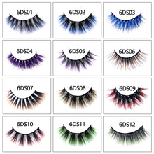 Load image into Gallery viewer, 1 Pair False Eyelashes Handmade Messy Cross Thick Natural Fake EyeLashes Professional Makeup Tips Long Eye Lashes