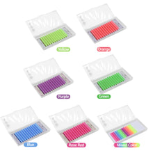 Load image into Gallery viewer, Colored UV Neon Eyelash Glow in the Dark Lash Extenions Fluorescent Glow Lashes D Curl Mega Volume Eyelash