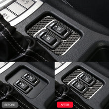 Load image into Gallery viewer, Car Modification Carbon Fiber Seat Heating Button Car Stickers Trim Cover For Subaru BRZ Toyota 86 2013-2019