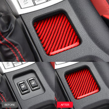 Load image into Gallery viewer, Car Modification Carbon Fiber Seat Heating Button Car Stickers Trim Cover For Subaru BRZ Toyota 86 2013-2019