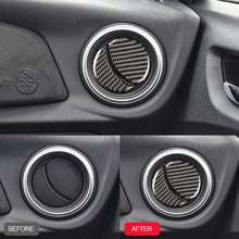 Load image into Gallery viewer, 2Pcs Carbon Fiber Interior Trim Sticker For Subaru BRZ Toyota 86 Air Outlet Dashboard Vent Cover Interior Mouldings Accessories