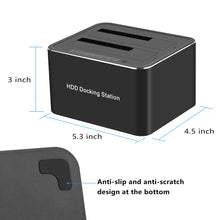 Load image into Gallery viewer, Sata Dual Disk Cloner 2.5/3.5 Inch Universal Hard Disk Base Usb3.0 Offline Copy Mobile Hard Disk Box