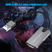 Load image into Gallery viewer, HDMI Capture Card HD Game Live Broadcast HDMI To USB3.0 Cable Capturer 4K Video Capture Card