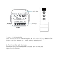 Load image into Gallery viewer, Wifi Rf Curtain Switch Tuya Smart Life Roller Shutter Module 433mhz Transmitter Remote Control Window Blinds Alexa Google Home