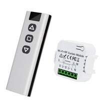Load image into Gallery viewer, Wifi Rf Curtain Switch Tuya Smart Life Roller Shutter Module 433mhz Transmitter Remote Control Window Blinds Alexa Google Home