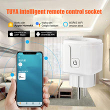 Load image into Gallery viewer, WIFI Smart Switch AC 220V Wireless Socket Plug 16A Tuya Smart Life Home Appliance Outlet Switch for Alexa Google Home