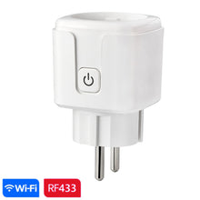 Load image into Gallery viewer, WIFI 433mhz Rf Smart Switch AC 220V Wireless Socket Plug 16A Tuya Smart Life Home Appliance Outlet Switch for Alexa Google Home