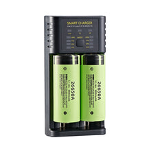 Load image into Gallery viewer, Smart 18650 Battery Charger 2-slot Lithium-ion Battery AA Ni-MH 1.2v Battery High Current 2A Charging