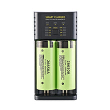 Load image into Gallery viewer, Smart 18650 Battery Charger 2-slot Lithium-ion Battery AA Ni-MH 1.2v Battery High Current 2A Charging