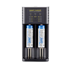 Load image into Gallery viewer, Smart 18650 Battery Charger 2-slot Lithium-ion Battery AA Ni-MH 1.2v Battery High Current 2A Charging