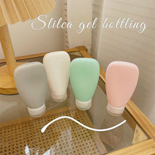 Load image into Gallery viewer, 30ml/60ml/90ml Silicone Travel Bottles Sub-packaging Storage Bottles Leakproof Refillable Small Sample Bottle for Shampoo Conditioner Lotion Skin Care Products