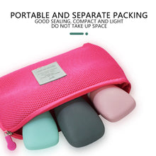 Load image into Gallery viewer, 30ml/60ml/90ml Silicone Travel Bottles Sub-packaging Storage Bottles Leakproof Refillable Small Sample Bottle for Shampoo Conditioner Lotion Skin Care Products