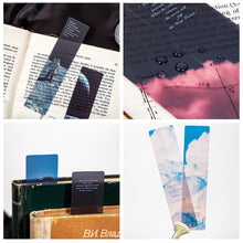 Load image into Gallery viewer, 5Pcs/Pack Space Tour Series Bookmark Book PVC Mattee Mark Moon Cloud Bookmarker Reading Accessories Stationery Supplies