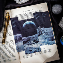 Load image into Gallery viewer, 5Pcs/Pack Space Tour Series Bookmark Book PVC Mattee Mark Moon Cloud Bookmarker Reading Accessories Stationery Supplies