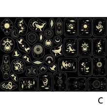 Load image into Gallery viewer, 40pcs Constellation Girl Series Decorative Bronzing Stickers Gold Black Scrapbooking Label Diary Stationery Album Retro Stars Journal Planner