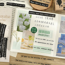 Load image into Gallery viewer, 40pcs/set Fancy Fantasise Series Stickers English Sentence Decorative Labels Journal Album Planner Scrapbooking Diary DIY Decoration Stickers Stationery Supplies