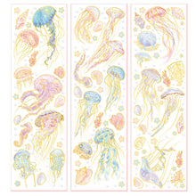 Load image into Gallery viewer, 3pcs/pack Magic Butterfly Whale Decorative Stickers Laser Effect Bronzing Sticker Scrapbooking Label Diary Art Journal Planner