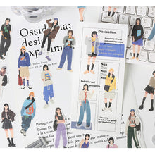 Load image into Gallery viewer, 40pcs Fashion Street Girl Decorative Stickers DIY Scrapbooking Labels Diary Journal Album Decoration Stickers Stationery Supplies