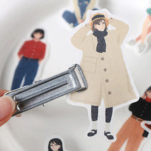 Load image into Gallery viewer, 40pcs Fashion Street Girl Decorative Stickers DIY Scrapbooking Labels Diary Journal Album Decoration Stickers Stationery Supplies