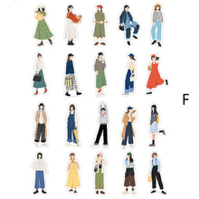 Load image into Gallery viewer, 40pcs Fashion Street Girl Decorative Stickers DIY Scrapbooking Labels Diary Journal Album Decoration Stickers Stationery Supplies