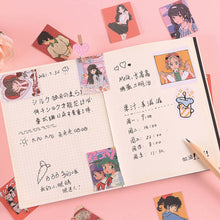 Load image into Gallery viewer, 46pcs Kawaii Newspaper Girl Decorative Stickers Scrapbooking Label Diary Stationery Album Phone Cup Journal Planner Stickers