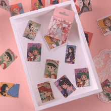 Load image into Gallery viewer, 46pcs Kawaii Newspaper Girl Decorative Stickers Scrapbooking Label Diary Stationery Album Phone Cup Journal Planner Stickers
