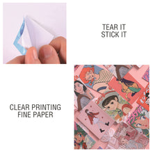 Load image into Gallery viewer, 46pcs Kawaii Newspaper Girl Decorative Stickers Scrapbooking Label Diary Stationery Album Phone Cup Journal Planner Stickers